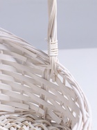 Корзина плетёная 25×25×5×13.5×30 см, ива, белая - Фото 2