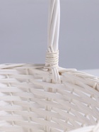 Корзина плетёная 27×27×14×43 см, ива, белая - Фото 2