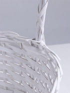 Корзина плетёная 38×25Н10/16/49 см, ива, белая - Фото 2