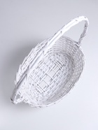 Корзина плетёная 38×25Н10/16/49 см, ива, белая - Фото 3