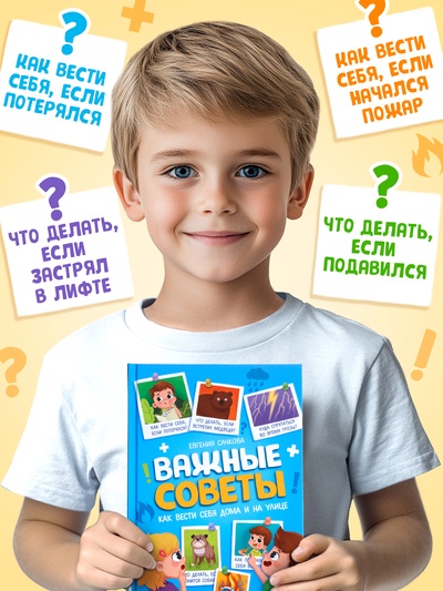 Энциклопедия в твёрдом переплёте «Важные советы», 128 стр.