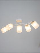 Люстра 2178/5 E27 40Вт бело-золото 70х28,5х22 см BayerLux 10884362