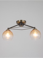 Люстра 6591206/2 E27 40Вт черный-бронза 48х20х23 см BayerLux 10884363