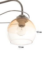 Люстра «Анрия» 3хЕ27 40 Вт хром 59×59×30 см BayerLux - фото 42822697