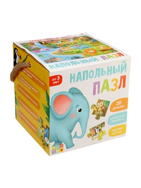 {{photo.Alt || photo.Description || 'Уценка Напольный пазл «Такие разные зверята», 20 крупных деталей'}}