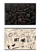 Альбом для рисования А4, 24 листа на гребне, Mono-art, блок офсет 100 г/м², МИКС 10885637 - фото 4706250