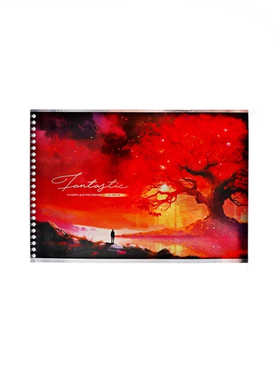 Альбом для рисования BG. Fantastic А4, 32 листа, на гребне, плотность листов 100 г/м², МИКС