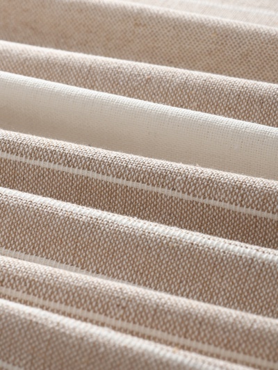 Плед «Этель» Beige stripe, 150×220 см, хлопок 100%, бежевый