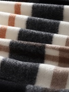 Плед с бахромой «Этель» Black square, 120×120 см, бежевый - Фото 5