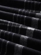 Плед с бахромой «Этель. Клетка», 120×160 см, чёрный - Фото 5