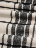 Плед с бахромой «Этель. Клетка», 130×160 см, молочный - Фото 5