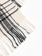 Плед с бахромой «Этель. Клетка», 130×160 см, молочный - Фото 6