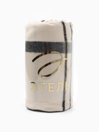 Плед с бахромой «Этель. Клетка», 130×160 см, молочный - Фото 8