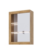 Гостиная «Прага 3», 2186×422×1940 мм, цвет дуб делано/ фасад белый гладкий - Фото 8