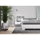 УЦЕНКА Кровать Nova с/м 1600×2000, 1634×2058×785, Белый/ Бетон - Фото 5