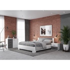 УЦЕНКА Кровать Nova с/м 1600×2000, 1634×2058×785, Белый/ Бетон 10886869 - фото 3739602