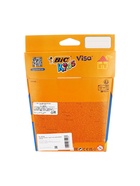 УЦЕНКА Фломастеры 12 цветов BIC Kids Visa, детские, смываемые, тонкое письмо - Фото 3