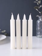 Набор свечей парафиновых хозяйственных 40 г, 4 шт., 15-16 см, 5 ч - Фото 1