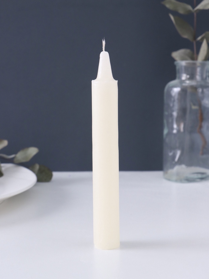 Свеча парафиновая хозяйственная 40 г, 15-16 см, 5 ч - Фото 1