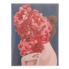 УЦЕНКА Алмазная вышивка на раме с полным заполнением «Девушка с цветами», 30×40 см - Фото 4