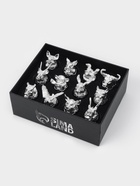 УЦЕНКА Подарочный набор рюмок-перевёртышей «Лучшему мужчине» на 12 персон, рюмка 30 мл, серебро 949 - Фото 1