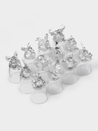 УЦЕНКА Подарочный набор рюмок-перевёртышей «Лучшему мужчине» на 12 персон, рюмка 30 мл, серебро 949 - Фото 3