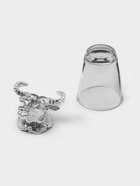 УЦЕНКА Подарочный набор рюмок-перевёртышей «Лучшему мужчине» на 12 персон, рюмка 30 мл, серебро 949 - Фото 6