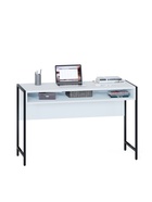 Стол письменный «Лофт», с нишей, 1170×449×755 мм, цвет белый - Фото 1