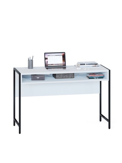 Стол письменный «Лофт», с нишей, 1170×449×755 мм, цвет белый