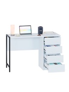 Стол письменный «Лофт», 4 ящика, 1170×446×755 мм, цвет белый - Фото 4