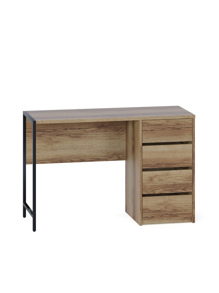 Стол письменный «Лофт», 4 ящика, 1170×446×755 мм, цвет дуб делано - Фото 1