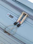 Чемодан на колёсах Bagvoyage маленький 46 л (S), на молнии, с увеличением, отдел для ноутбука, кодовый замок, 4 колеса, голубой - Фото 6