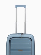 Чемодан на колёсах Bagvoyage маленький 46 л (S), на молнии, с увеличением, отдел для ноутбука, кодовый замок, 4 колеса, голубой - Фото 2