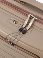 Чемодан на колёсах Bagvoyage маленький 46 л (S), на молнии, с увеличением, отдел для ноутбука, кодовый замок, 4 колеса, бежевый - фото 41386556