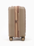 Чемодан на колёсах Bagvoyage маленький 46 л (S), на молнии, с увеличением, отдел для ноутбука, кодовый замок, 4 колеса, бежевый - фото 41386548