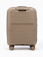 Чемодан на колёсах Bagvoyage маленький 46 л (S), на молнии, с увеличением, отдел для ноутбука, кодовый замок, 4 колеса, бежевый - фото 41386549