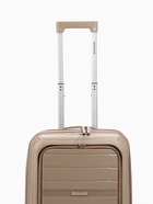 Чемодан на колёсах Bagvoyage маленький 46 л (S), на молнии, с увеличением, отдел для ноутбука, кодовый замок, 4 колеса, бежевый - фото 41386550