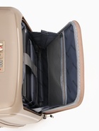 Чемодан на колёсах Bagvoyage маленький 46 л (S), на молнии, с увеличением, отдел для ноутбука, кодовый замок, 4 колеса, бежевый - фото 41386554
