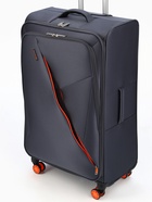 Чемодан на колёсах Bagvoyage большой 113 л (L), на молнии, 4 колеса, тёмно-серый - Фото 11