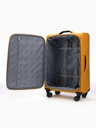 Чемодан на колёсах Bagvoyage средний 71 л (М), на молнии, 4 колеса, жёлтый - Фото 14