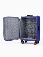 Чемодан на колёсах Bagvoyage средний 71 л (М), на молнии, с увеличением, кодовый замок, 4 колеса, васильковый - Фото 16