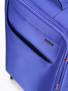 Чемодан на колёсах Bagvoyage большой 113 л (L), на молнии, с увеличением, кодовый замок, 4 колеса, васильковый - Фото 13