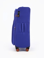 Чемодан на колёсах Bagvoyage большой 113 л (L), на молнии, с увеличением, кодовый замок, 4 колеса, васильковый - Фото 7