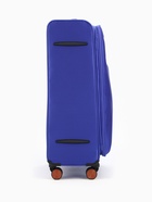 Чемодан на колёсах Bagvoyage большой 113 л (L), на молнии, с увеличением, кодовый замок, 4 колеса, васильковый - Фото 10