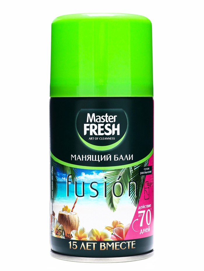 Освежитель воздуха Master FRESH Манящий Бали сменный баллон, 250 мл - Фото 1
