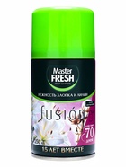 Освежитель воздуха Master FRESH Нежность хлопка и лилии сменный баллон, 250 мл - фото 41519752