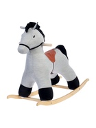 Качалка «Конь Восток», светло - серая - Фото 2