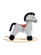 Качалка «Конь Восток», светло - серая - Фото 4