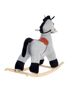 Качалка «Конь Восток», светло - серая - Фото 5