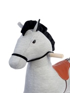 Качалка «Конь Восток», светло - серая - Фото 6